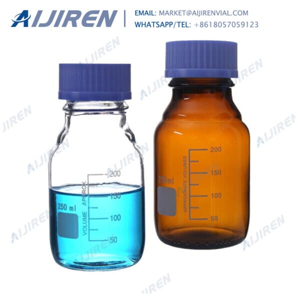 medicine essential oil glass amber reagent bottle